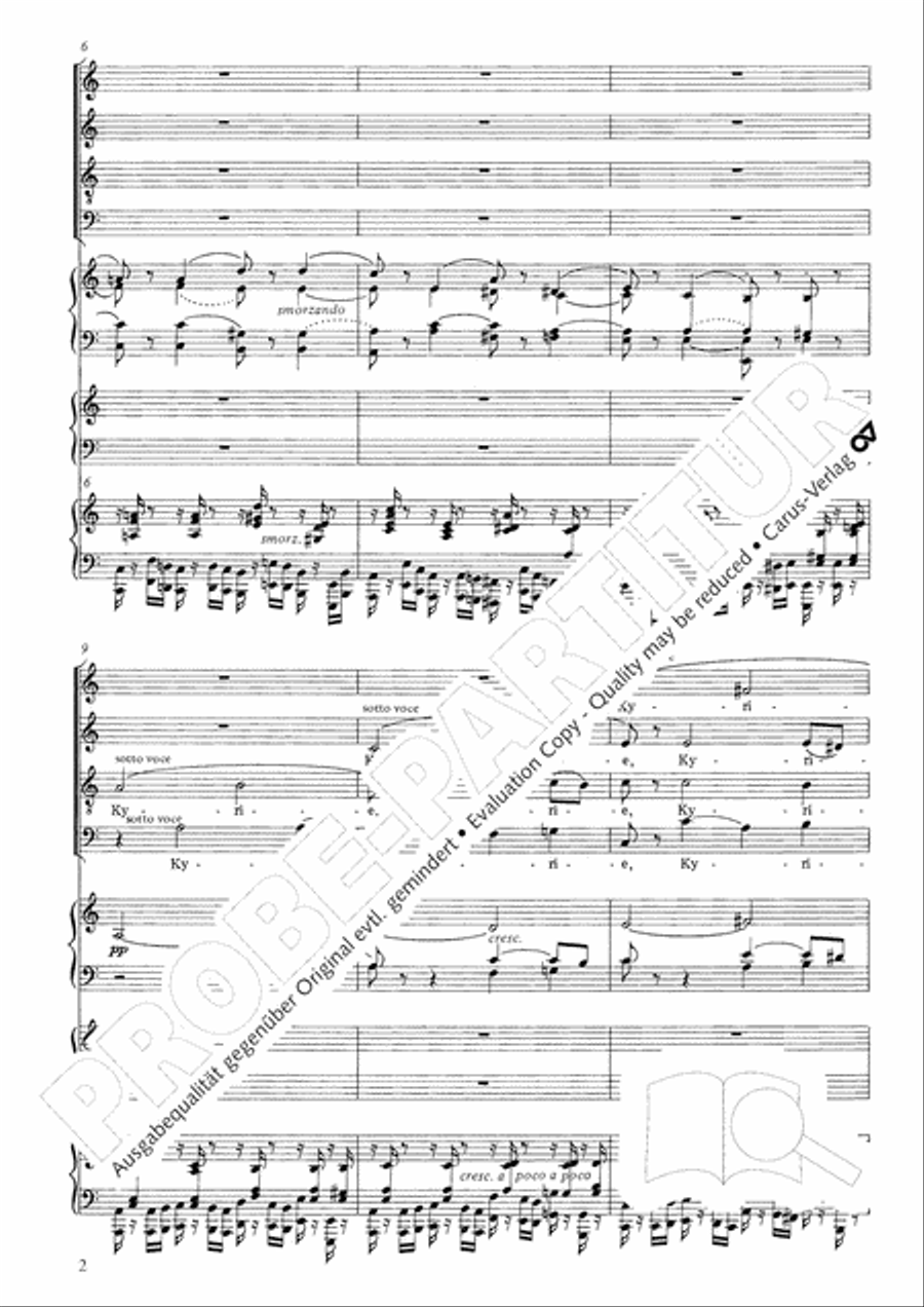 Petite Messe solennelle 4-Part scores gallery preview page 13