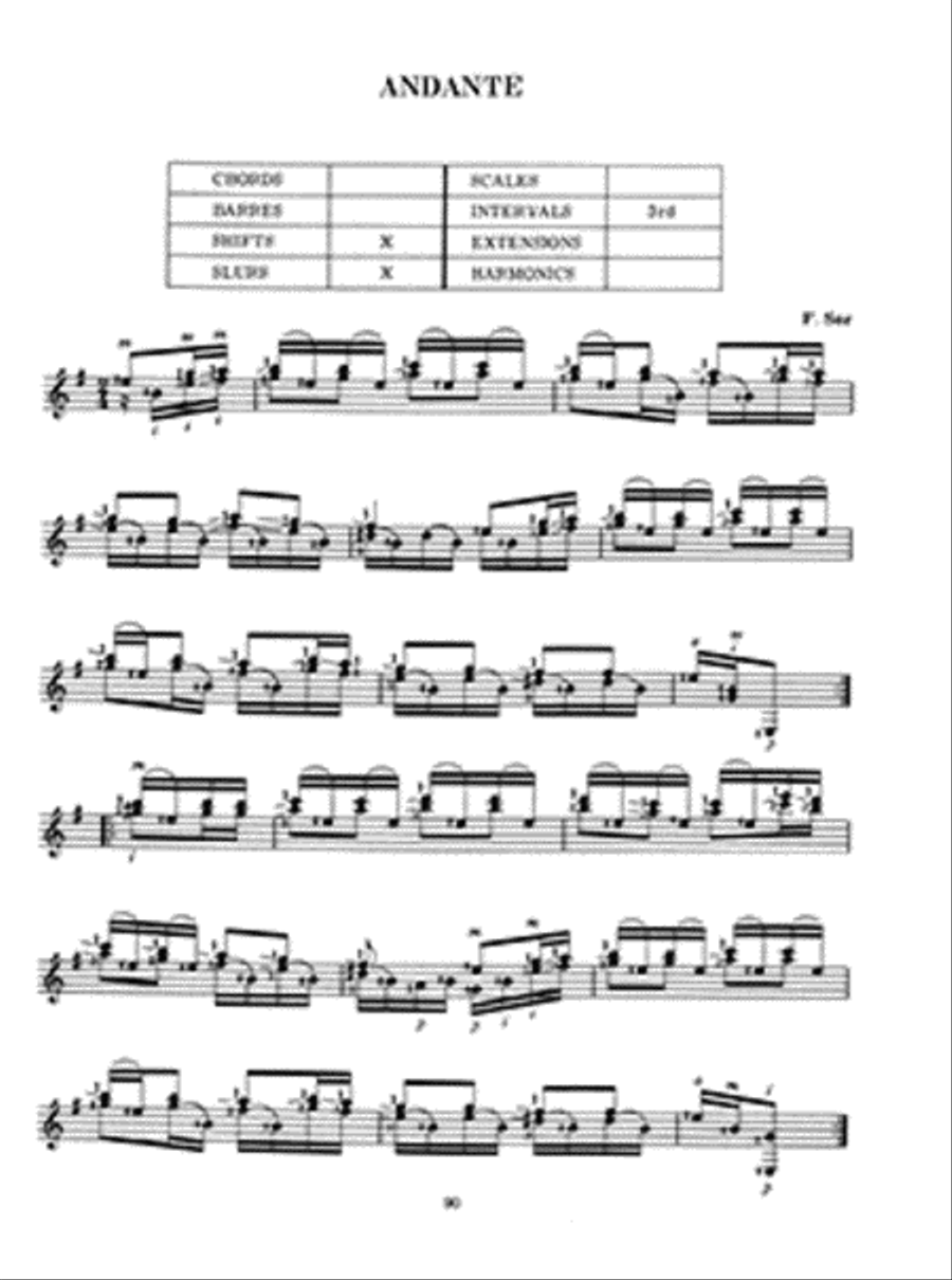 Left Hand Studies for Classical Guitar Acoustic Guitar scores gallery preview page 3