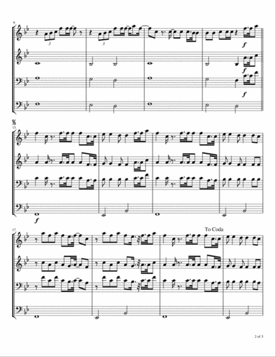 Jericho Brass Ensemble scores gallery preview page 3