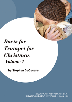 Book cover for Duets for Trumpet for Christmas (Volume 1)
