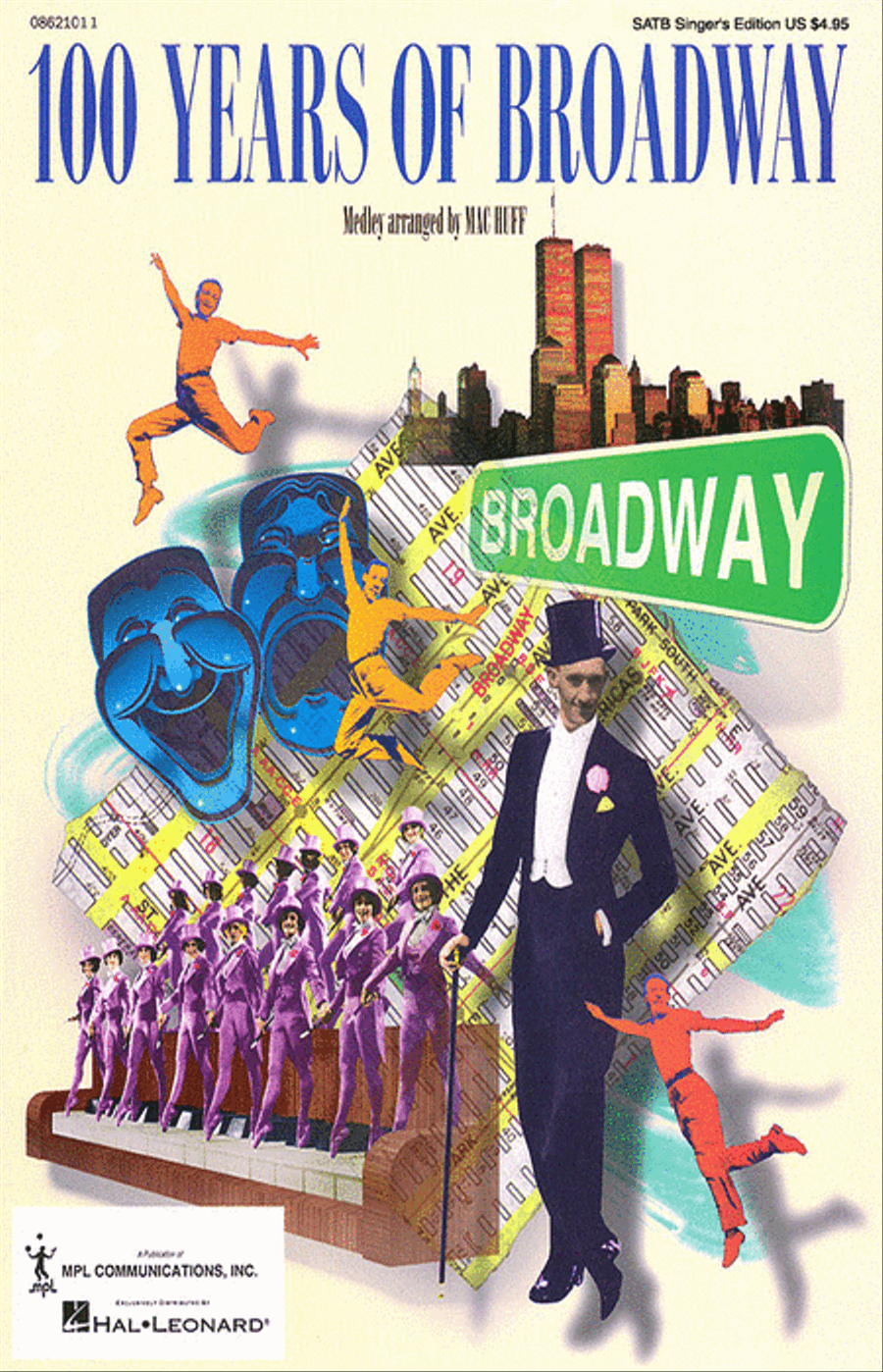 100 Years of Broadway (Medley) 4-Part scores gallery preview page 1