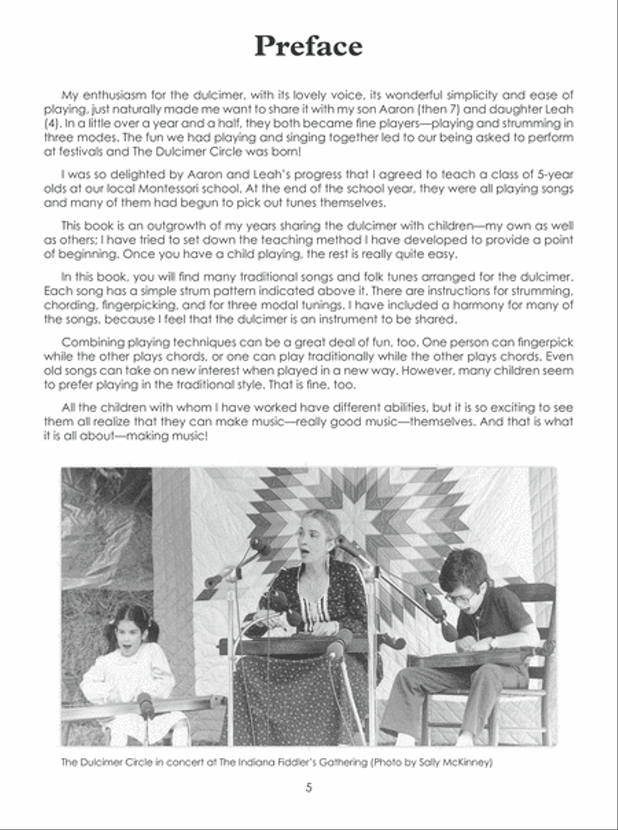 Complete Children's Dulcimer Method Mountain Dulcimer scores gallery preview page 6