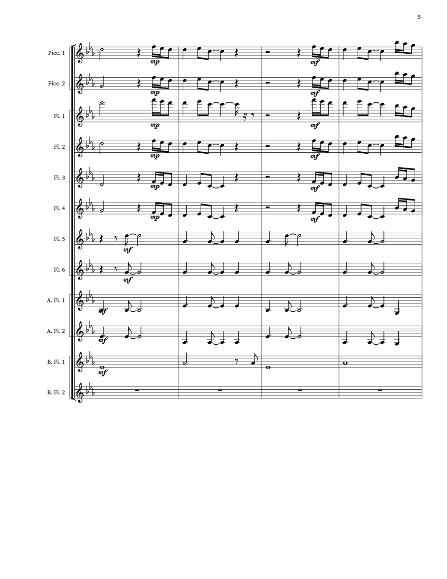 Hard Candy Christmas Large Ensemble scores gallery preview page 5