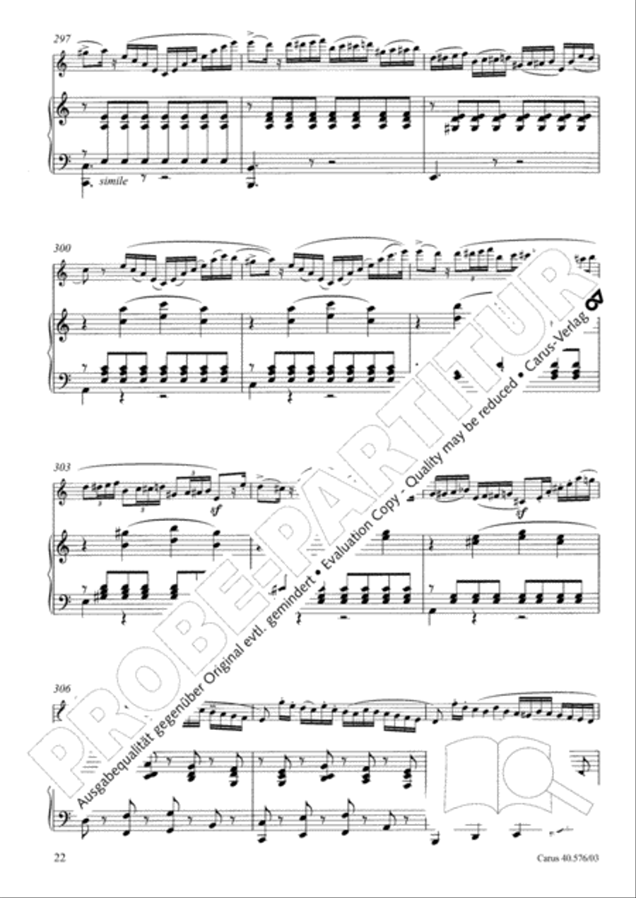 Oboe Concerto in A minor (Concerto per Oboe ed Orchestra in a) Clarinet scores gallery preview page 23