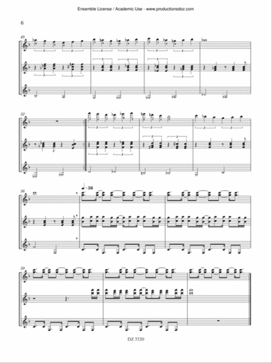 Dew on a Flower Dew on a Flower Guitar Ensemble scores gallery preview page 6
