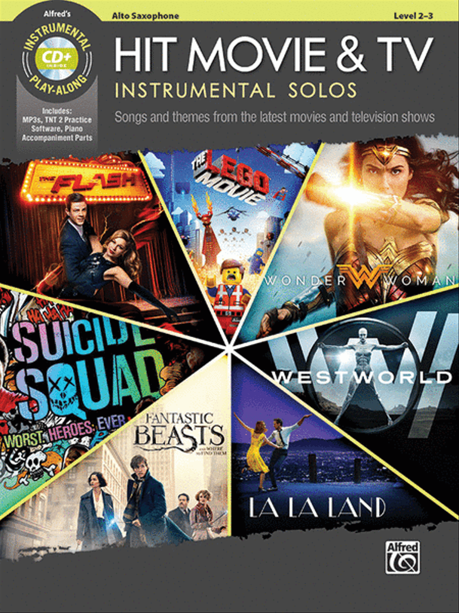 Hit Movie & TV Instrumental Solos Alto Saxophone scores gallery preview page 1