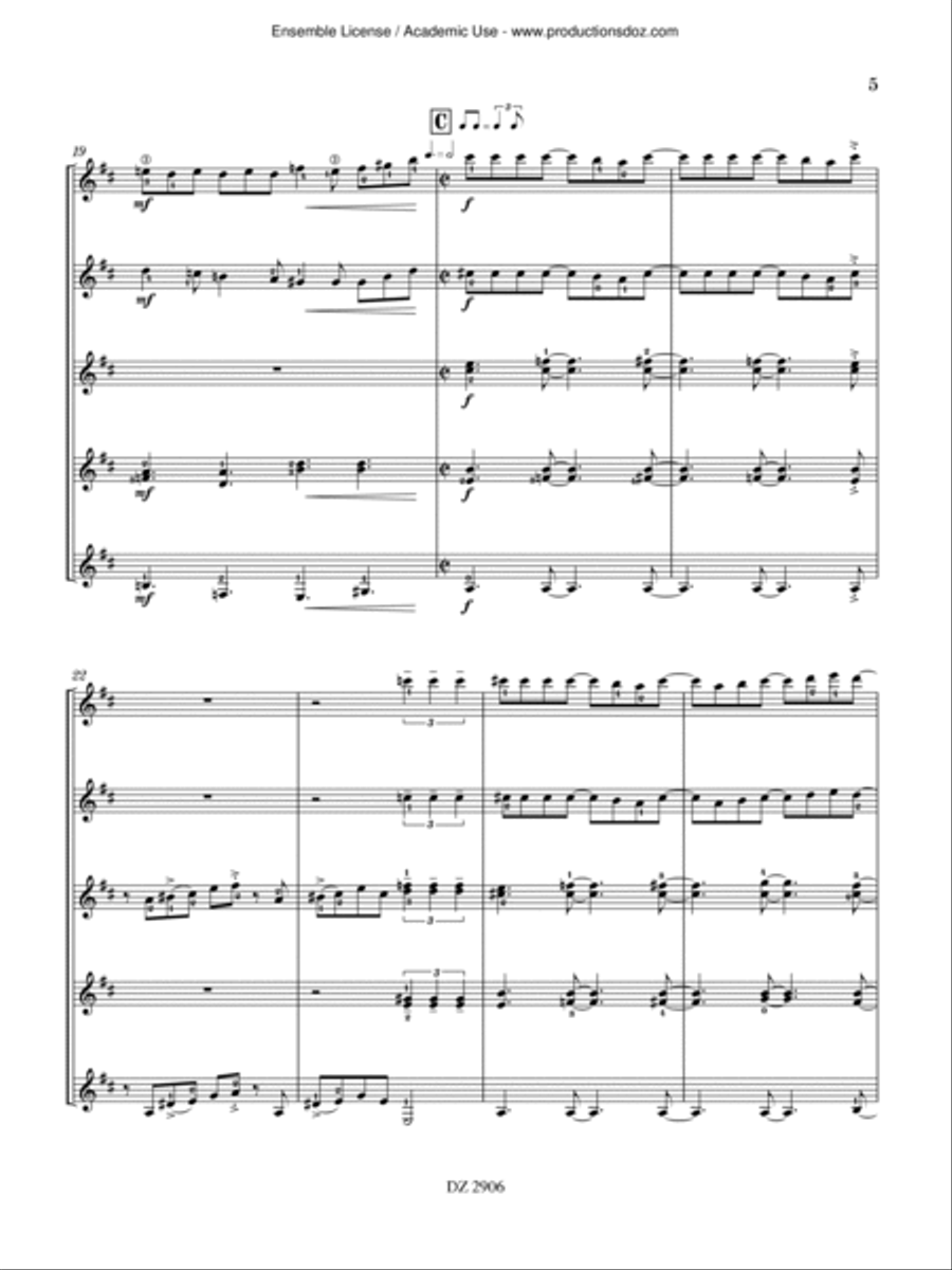 La valse sans fin La valse sans fin Guitar Ensemble scores gallery preview page 5