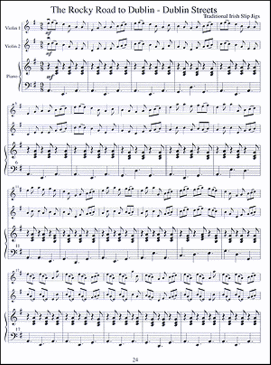 Celtic Fiddle Tunes for Solo and Ensemble - Violin 1 and 2 Violin scores gallery preview page 5