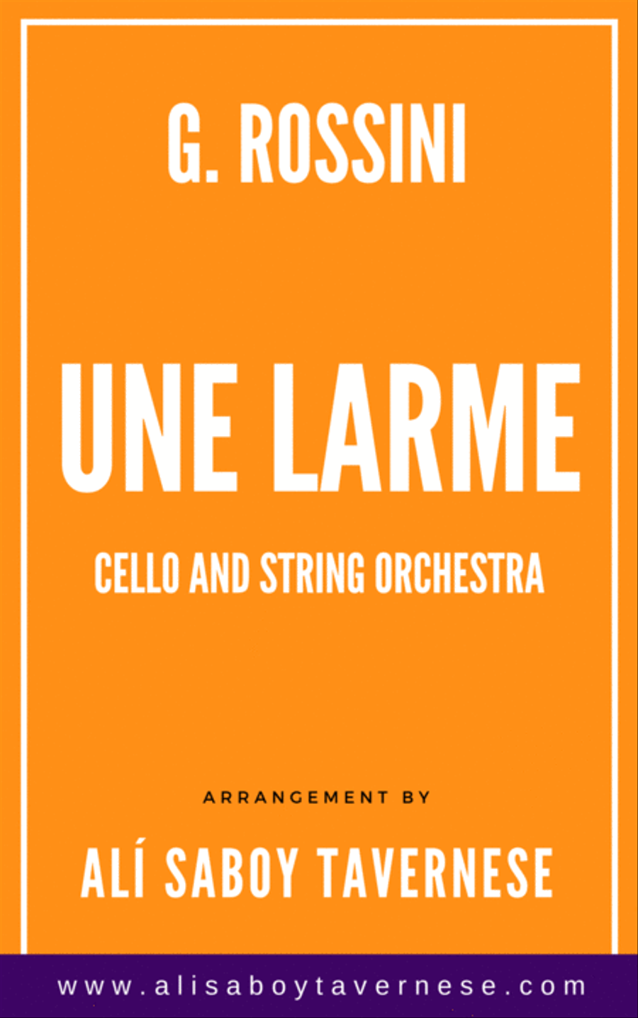 Une larme. String Orchestra scores gallery preview page 1