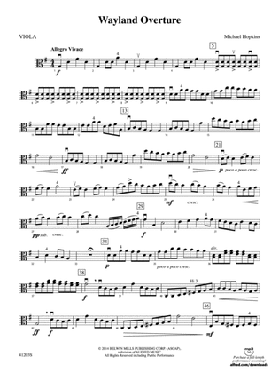 Wayland Overture: Viola