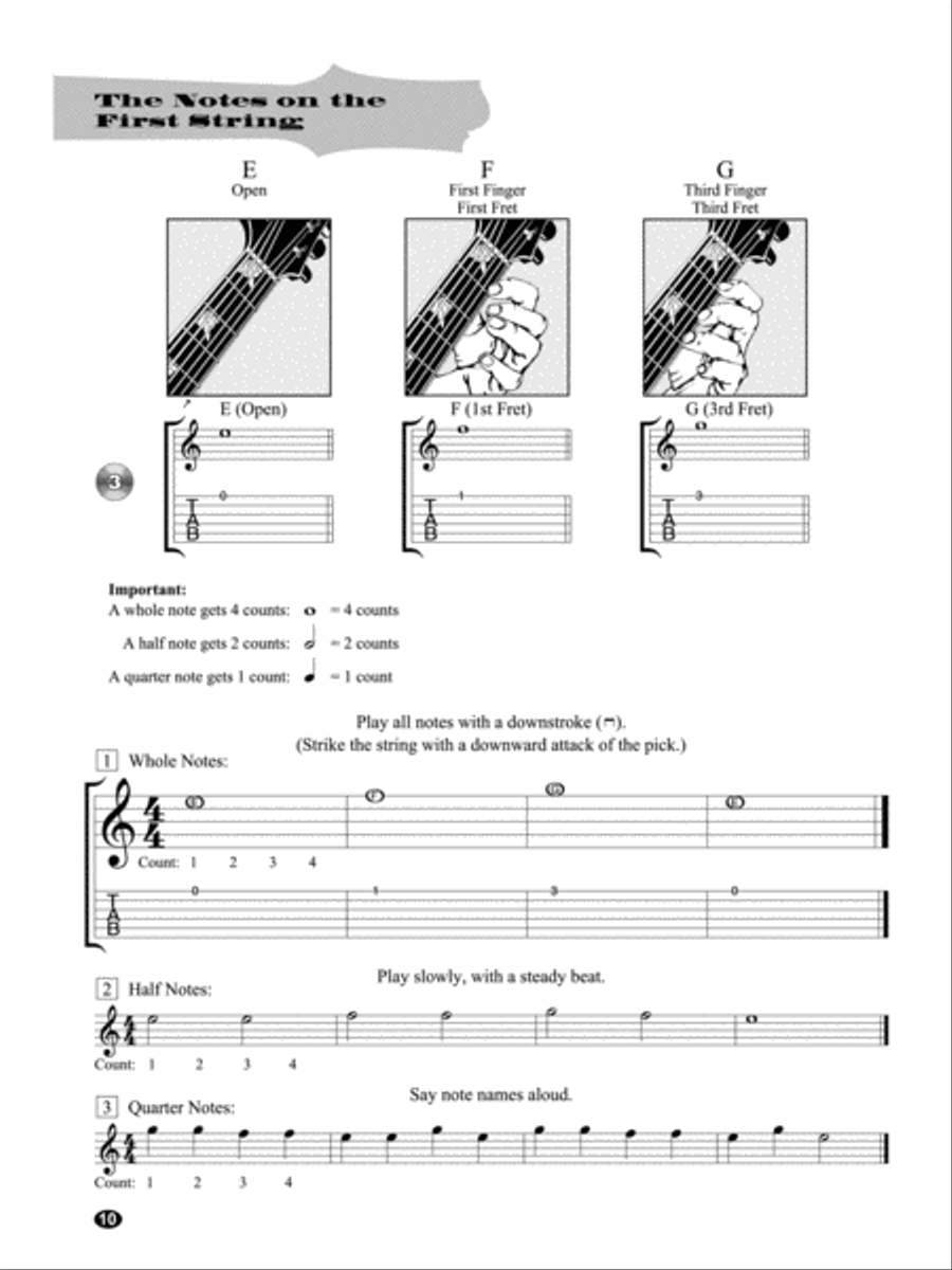 Belwin's 21st Century Guitar Method 1 Complete Guitar scores gallery preview page 4