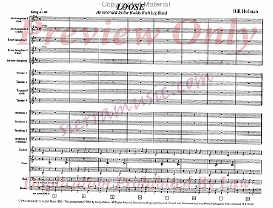 Loose Big Band scores gallery preview page 2