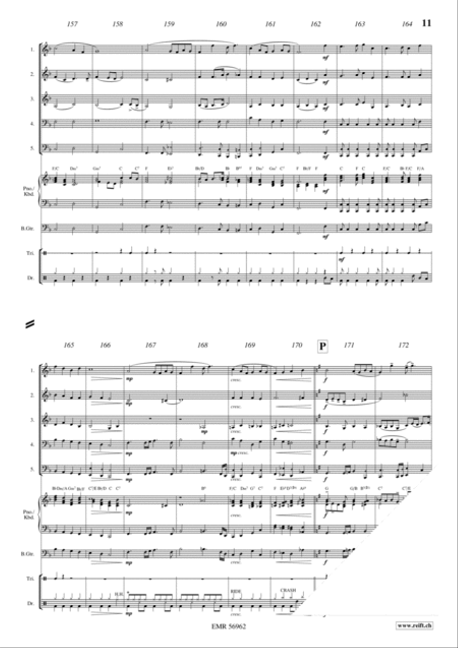 Western Medley Brass Quintet scores gallery preview page 10