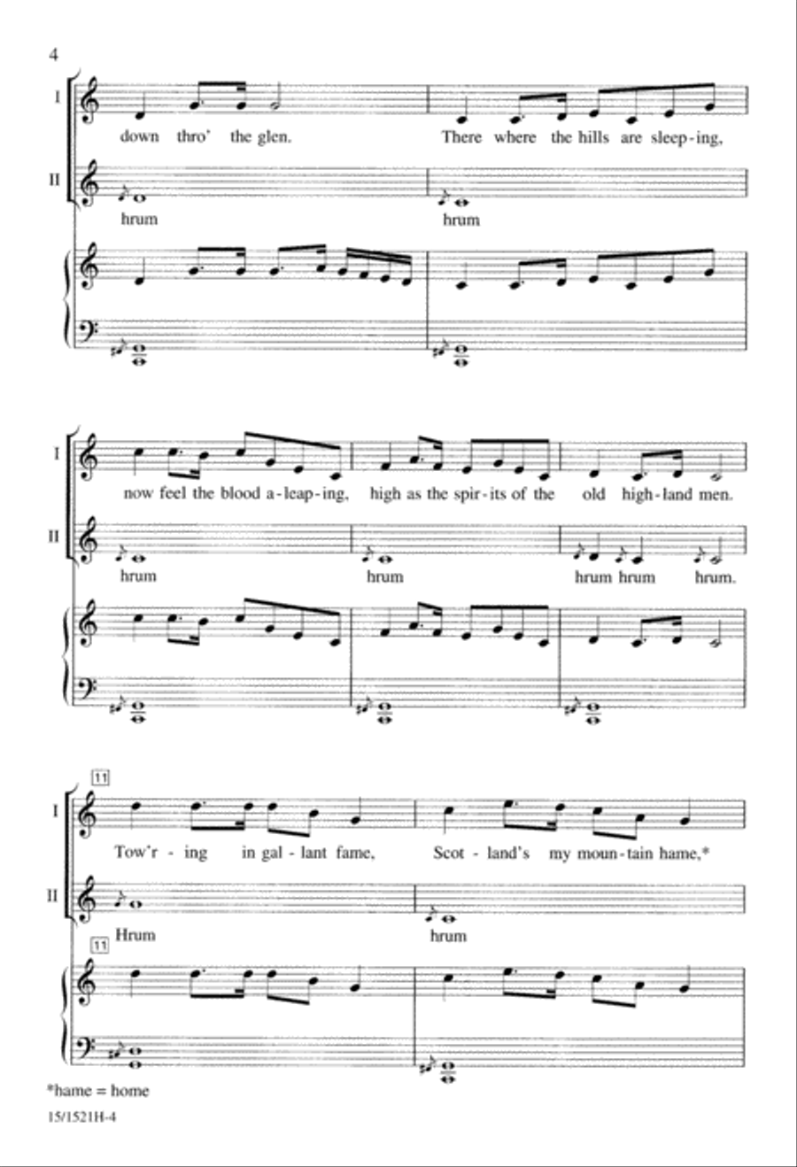 A Scottish Tribute A Scottish Tribute 2-Part scores gallery preview page 5