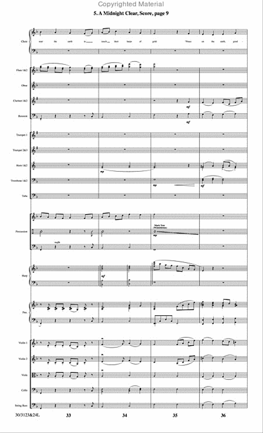 The Christmas Story - Set of Parts Choir scores gallery preview page 44