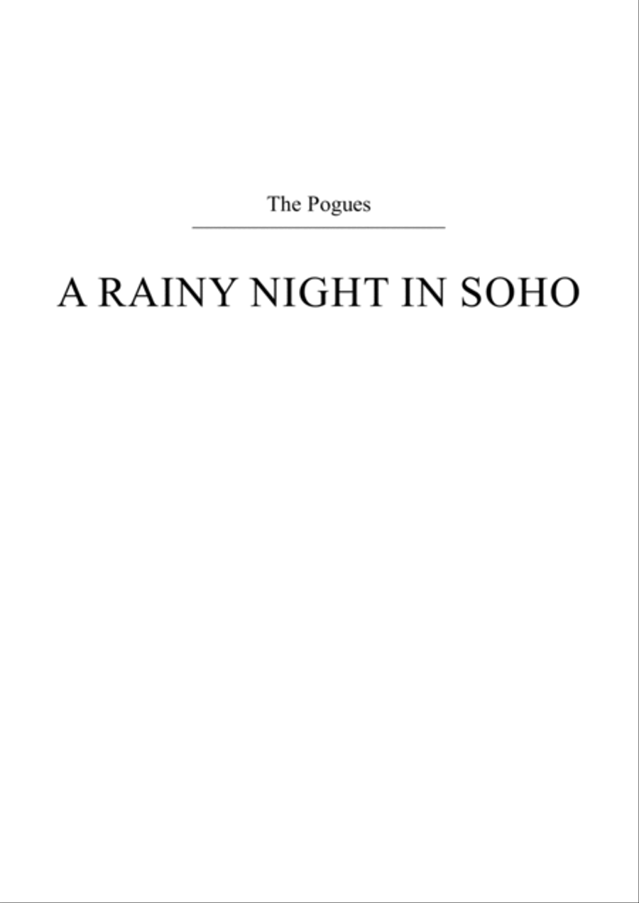 A Rainy Night In Soho A Rainy Night In Soho Concert Band scores gallery preview page 2