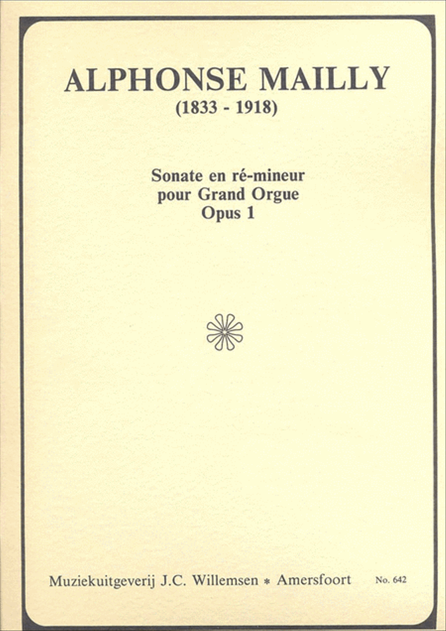 Sonate D Opus 1 Organ scores gallery preview page 1