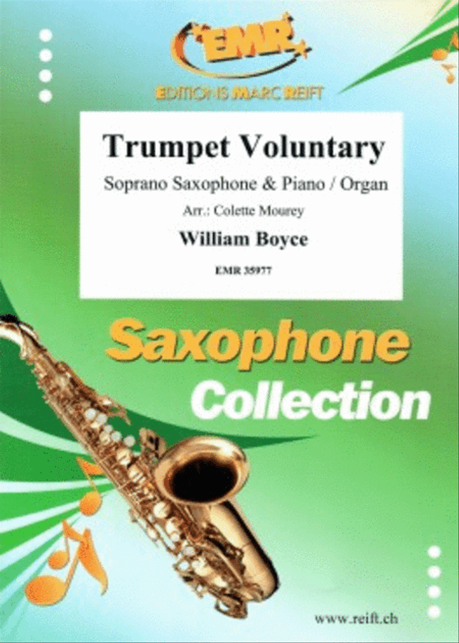 Trumpet Voluntary Soprano Saxophone scores gallery preview page 1