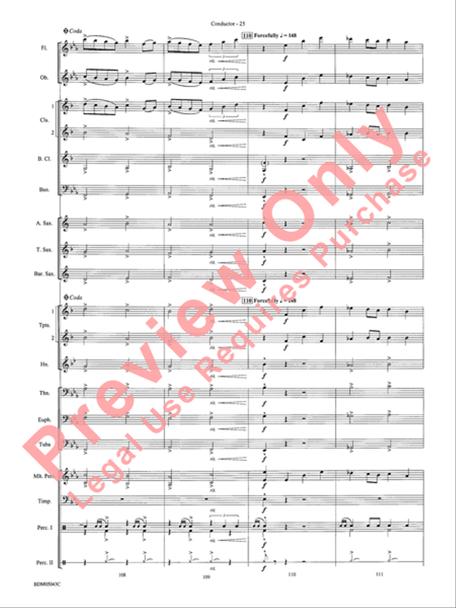 Abaco Overture Concert Band Methods scores gallery preview page 29