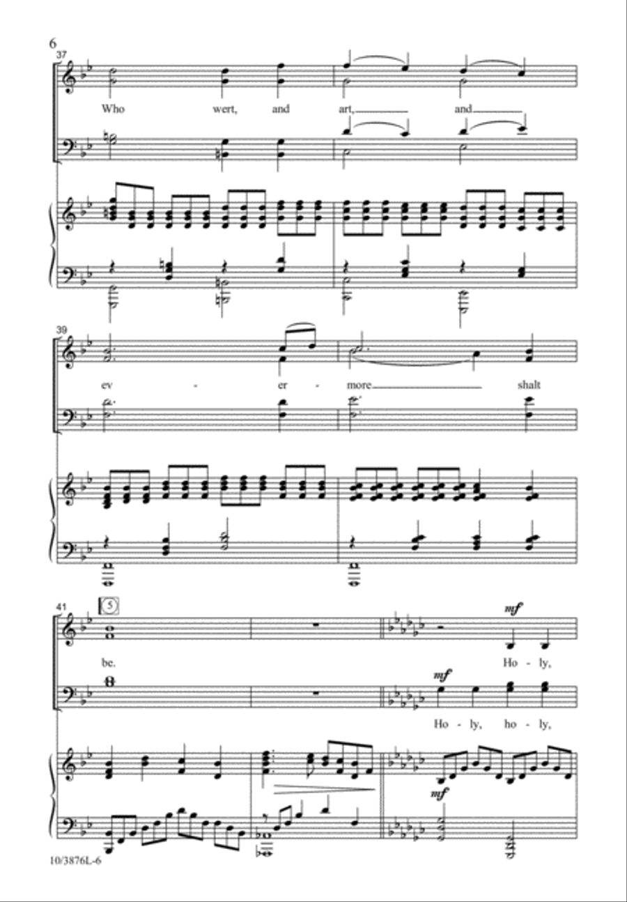 Only Thou Art Holy Divisi scores gallery preview page 7