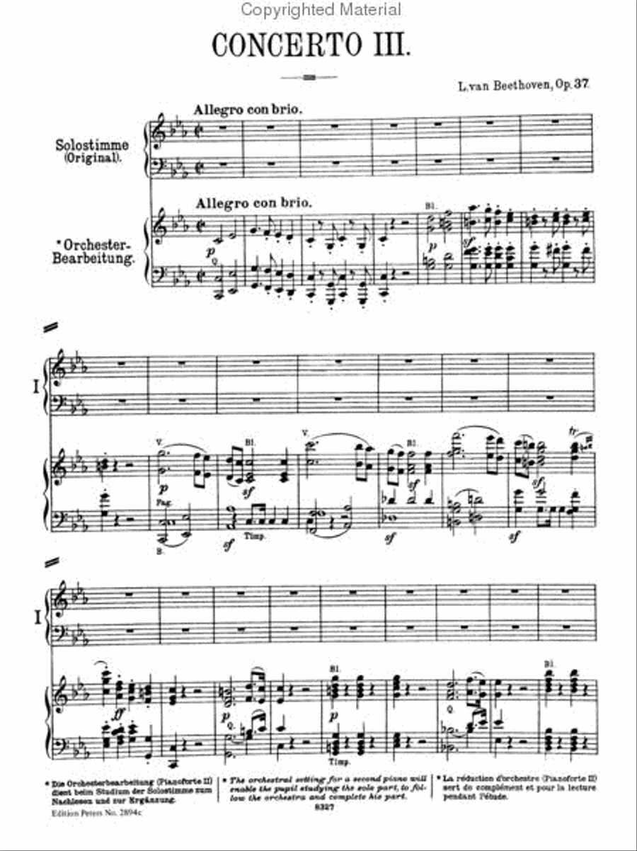 Piano Concerto No. 3 Piano Concerto No. 3 Piano Solo scores gallery preview page 3