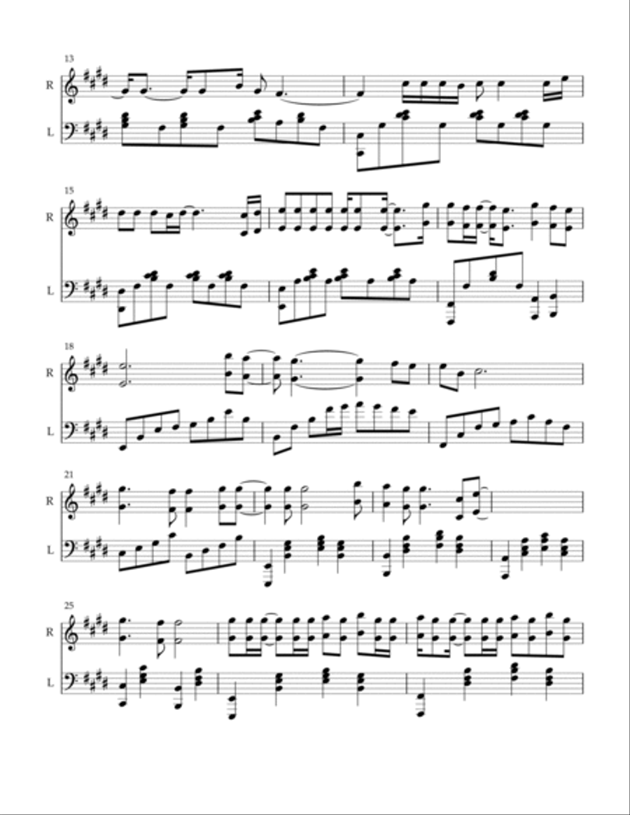 Always Always Piano Solo scores gallery preview page 2