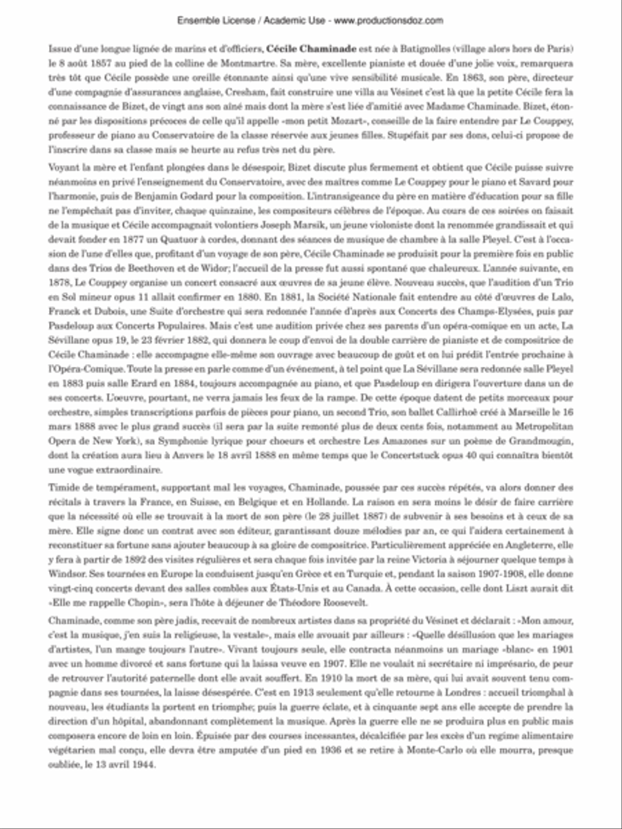 5 Pièces de salon 5 Pièces de salon Piano Accompaniment scores gallery preview page 2