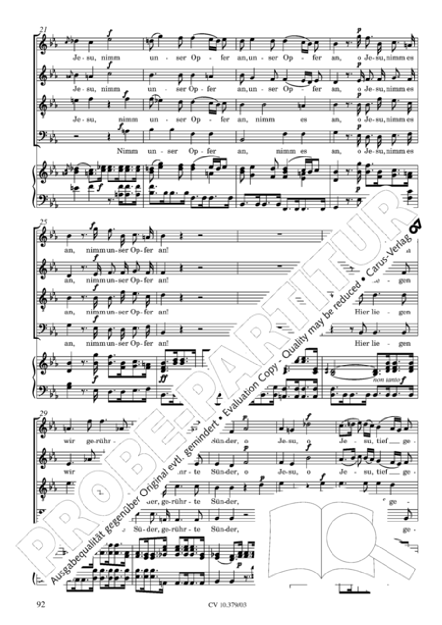 Der Tod Jesu 4-Part scores gallery preview page 93