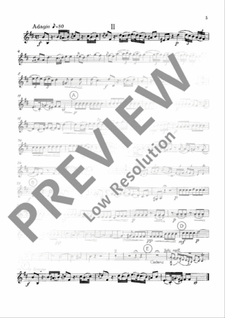 Concerto D Major Violin scores gallery preview page 6