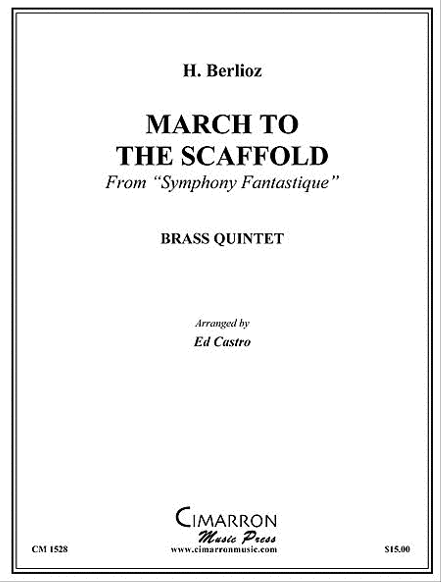 March to the Scaffold Brass Quintet scores gallery preview page 1