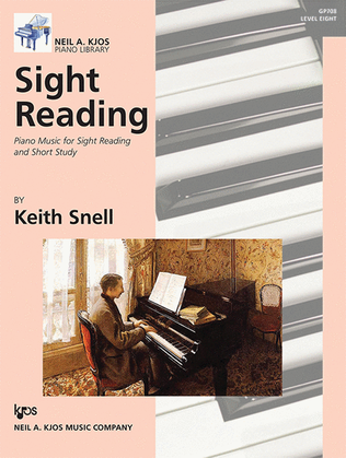 Book cover for Piano Music For Sight Reading & Short Study Lv8