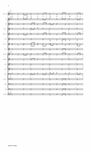 Lord, You Call Us (Downloadable Full Concert Band Score)