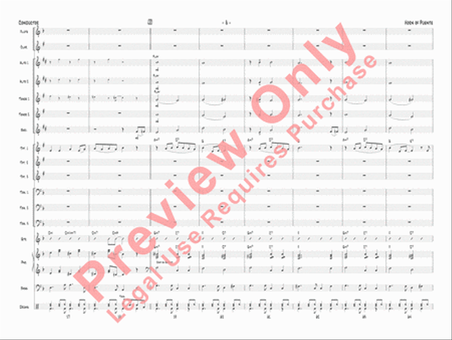 Horn of Puente Horn of Puente Jazz Ensemble scores gallery preview page 11
