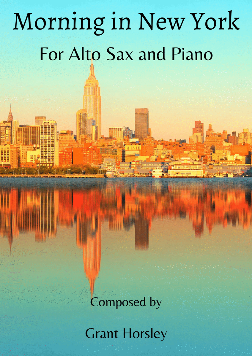 "Morning in New York" Alto Sax and Piano- Early Intermediate image number null
