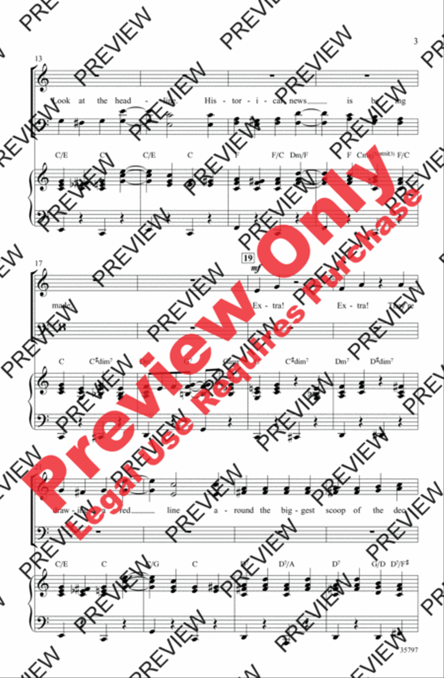 Let Me Entertain You 4-Part scores gallery preview page 3