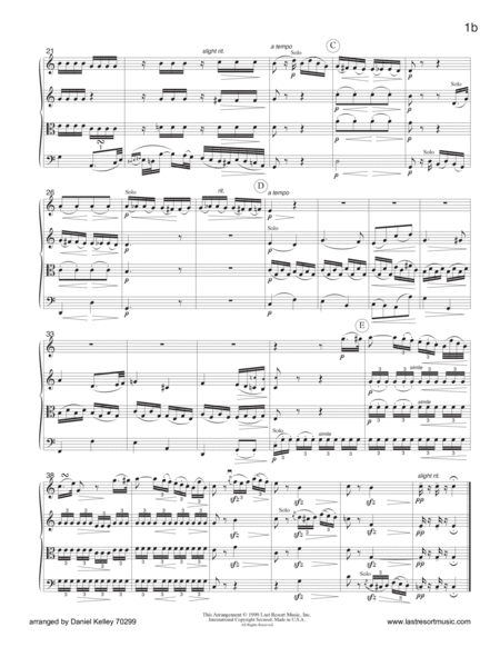 Music for Four Volume 2, Score (for String Quartet or Mixed Quartet) 70299 - Score Only