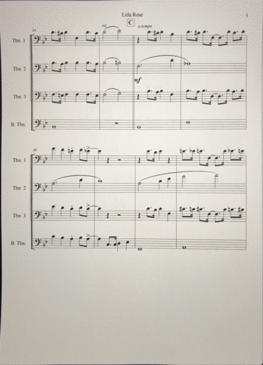 Lida Rose Brass Ensemble scores gallery preview page 6