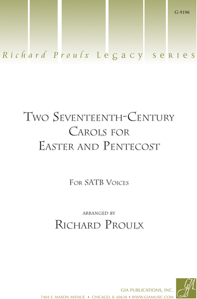 Two Seventeenth-Century Carols for Easter and Pentecost image number null