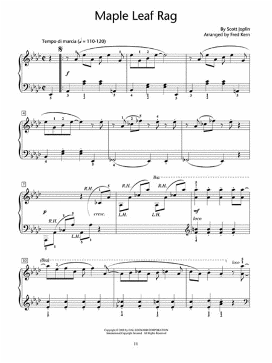 Classic Joplin Rags Classic Joplin Rags Piano Method scores gallery preview page 3