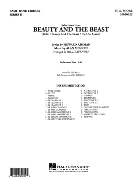 Selections from Beauty and the Beast image number null