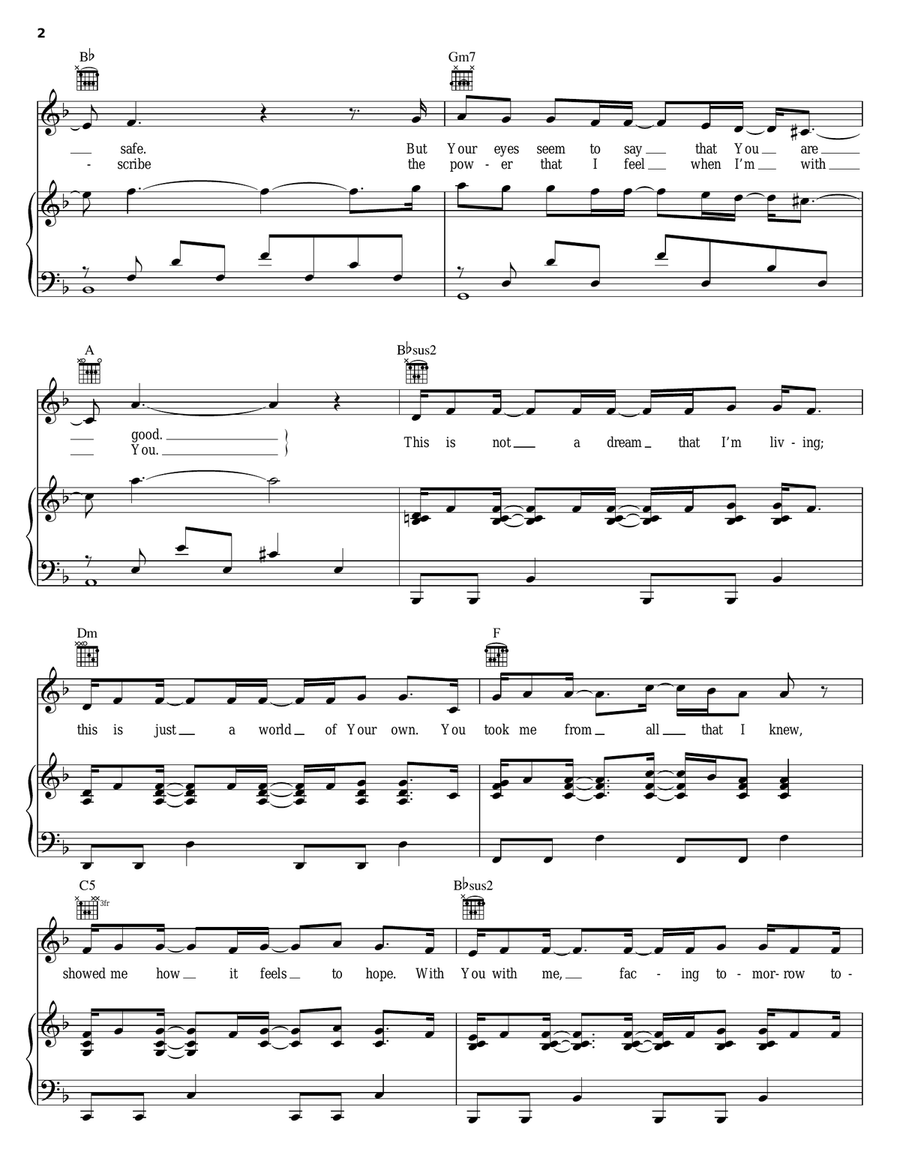 Lion Acoustic Guitar scores gallery preview page 2