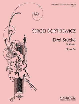 Book cover for Bortkiewicz: 3 Pieces Op. 24