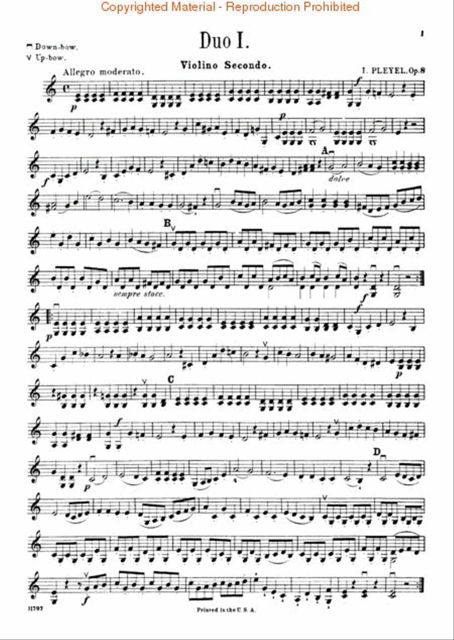 Six Little Duets, Op. 8 Six Little Duets, Op. 8 String Duet scores gallery preview page 3