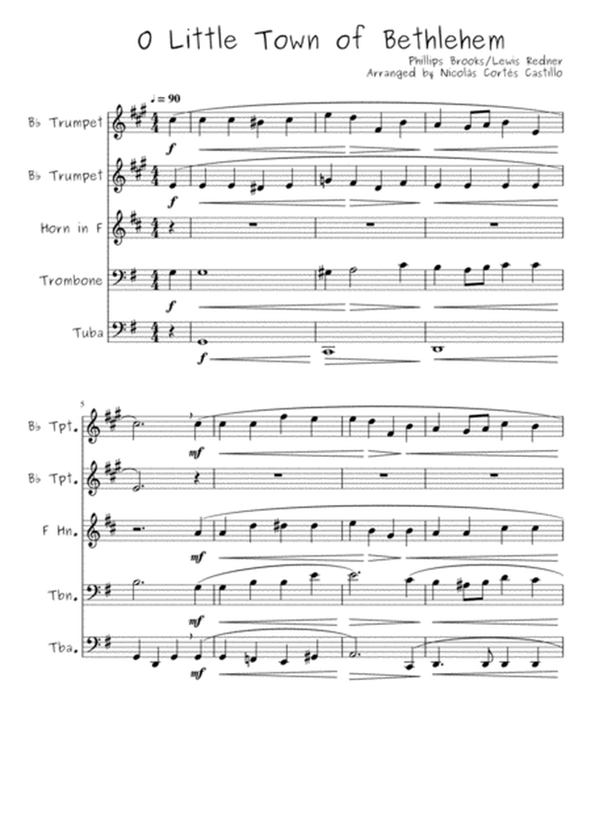 8 Christmas Carols for Brass Quintet image number null