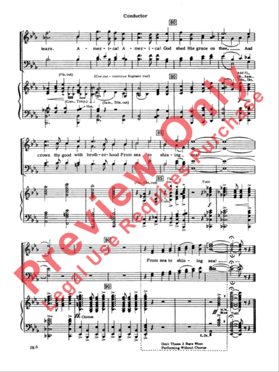 From Sea to Shining Sea Concert Band scores gallery preview page 8