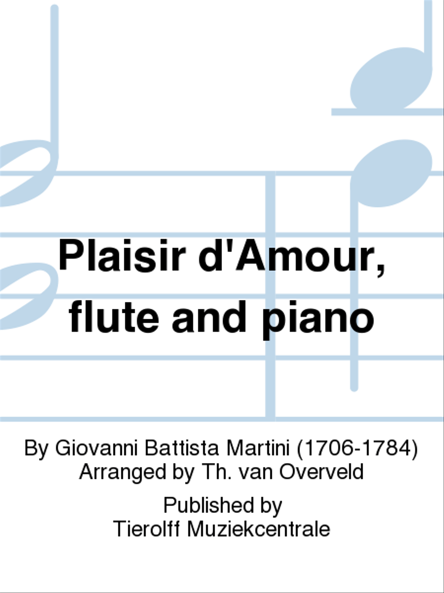 Plaisir D'Amour, Flute & Piano Flute Solo scores gallery preview page 1