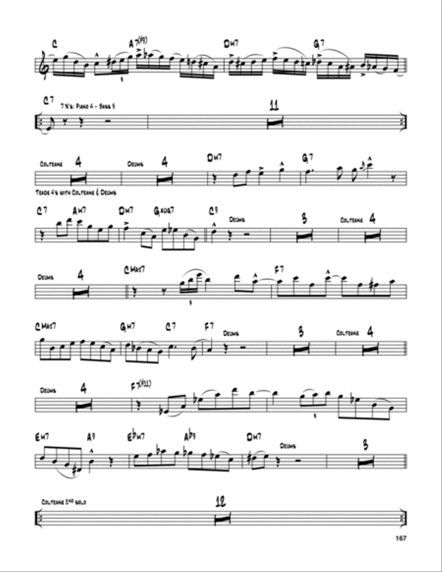 Tenor Madness Tenor Saxophone scores gallery preview page 4