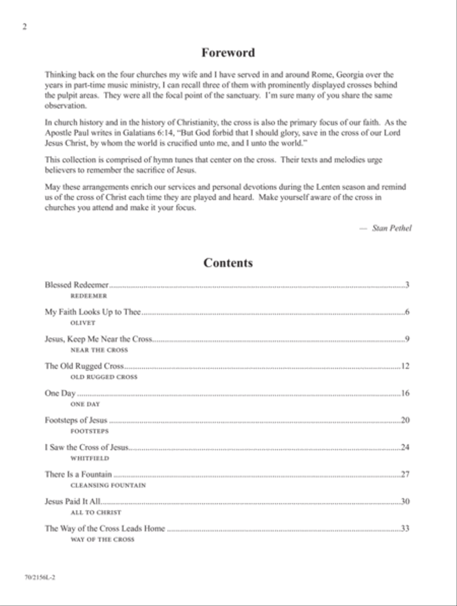 Blessed Redeemer Piano Solo scores gallery preview page 2