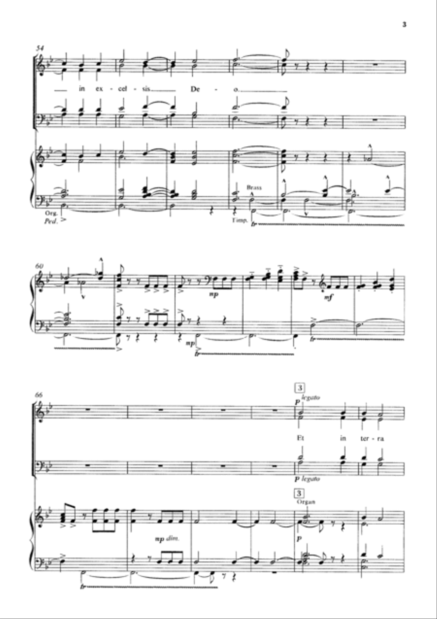 Gloria Choir scores gallery preview page 5