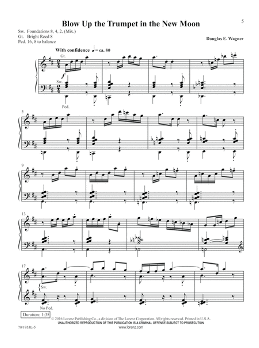 Sound the Trumpet Trumpet scores gallery preview page 5